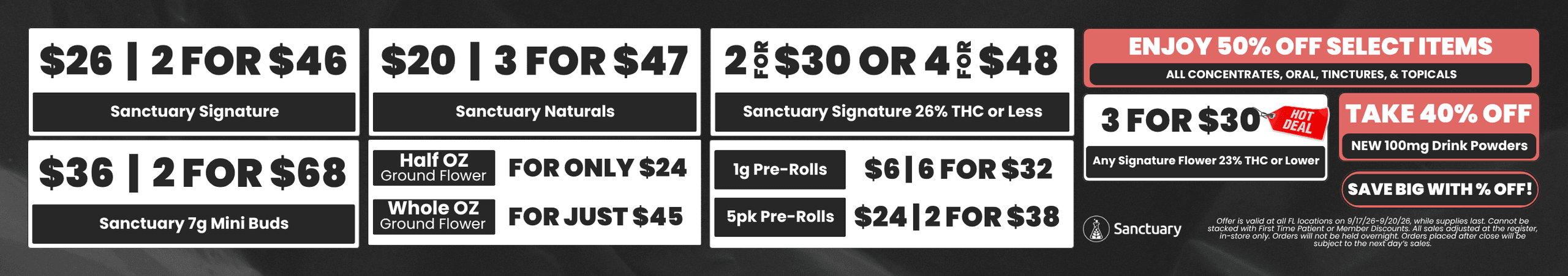 Bulk Flower & Select Item Discounts