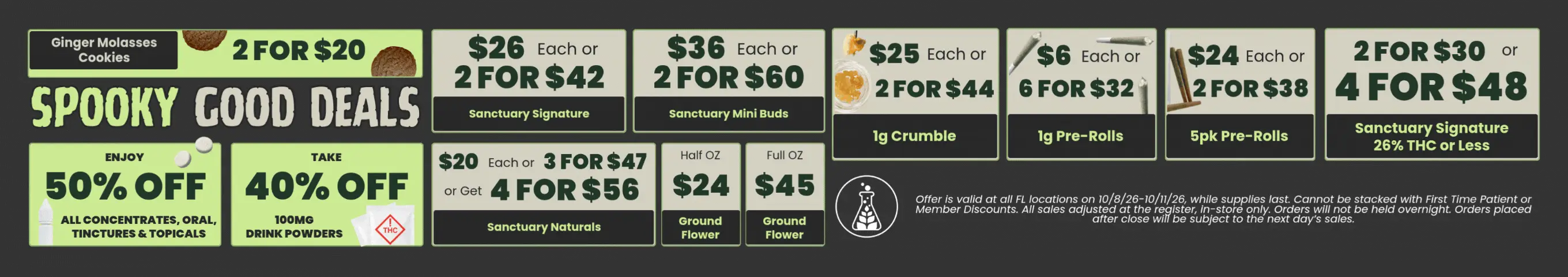 Spooky Good Deals: 50% Off & BOGO