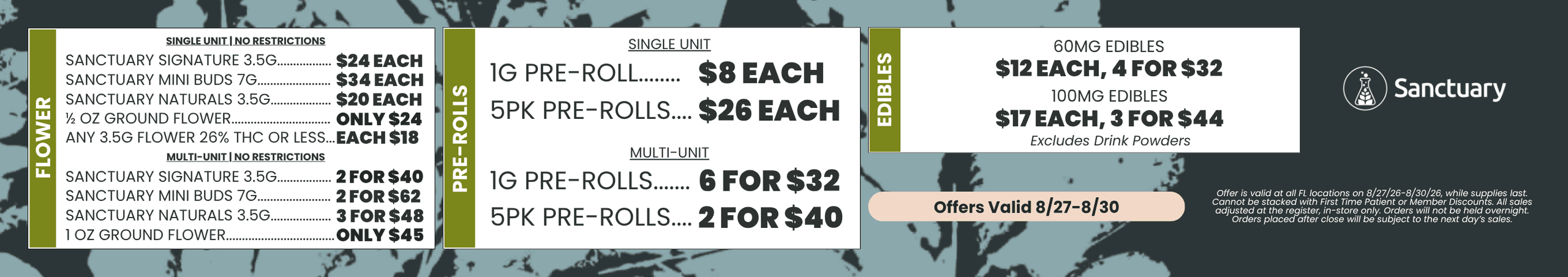 Flower, Pre-Rolls, and Edibles Deals - Cannabis deal image