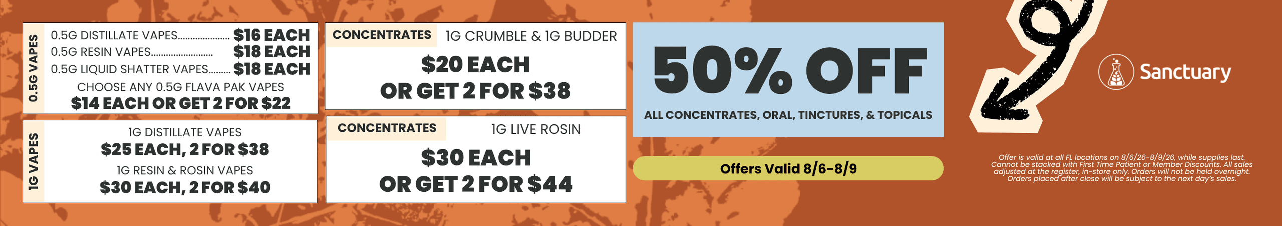 50% Off Concentrates & More Deals