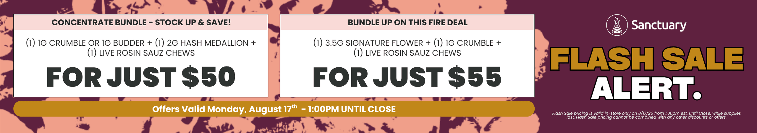Concentrate & Flower Bundles On Sale