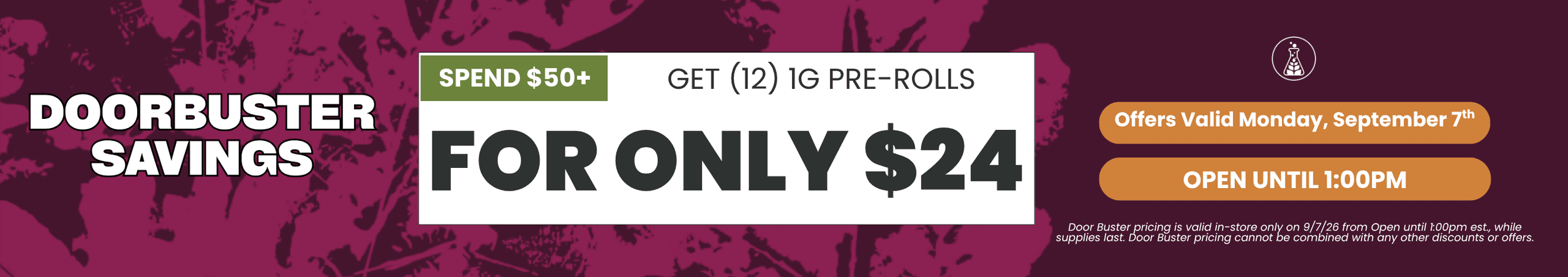 Doorbuster Savings on Pre-Rolls