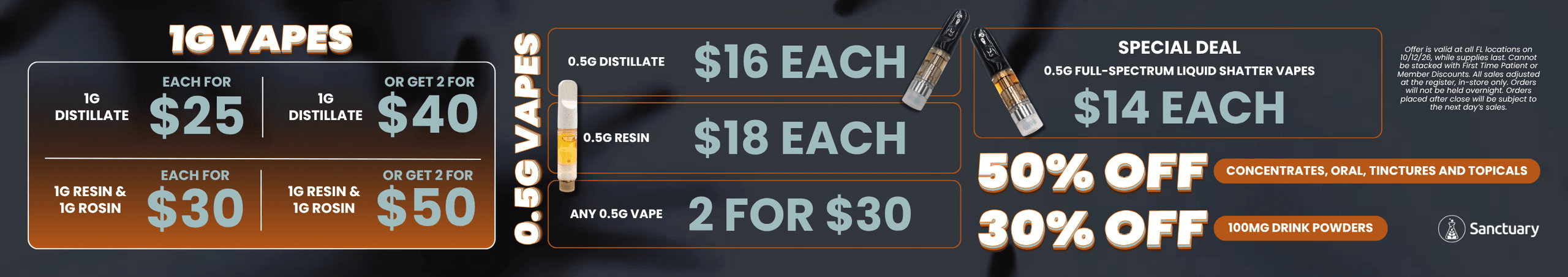 Vape Deals & 50% Off Concentrates - Cannabis deal image
