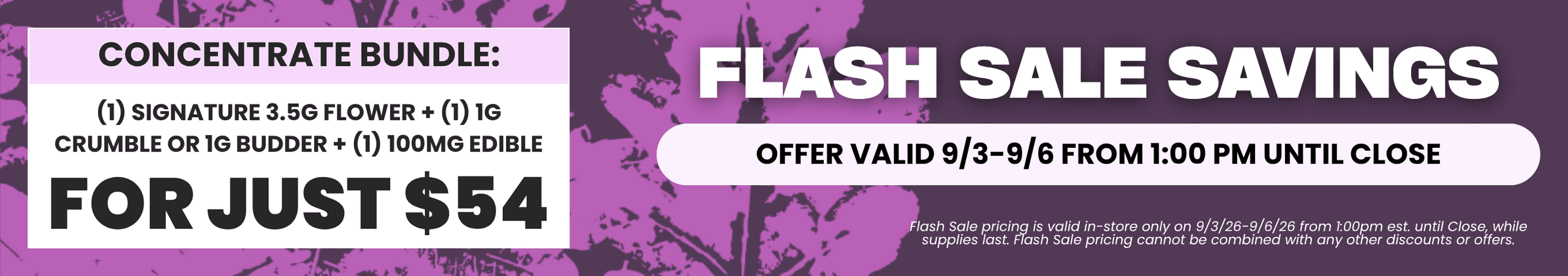 Concentrate Bundle & Flash Sale Savings