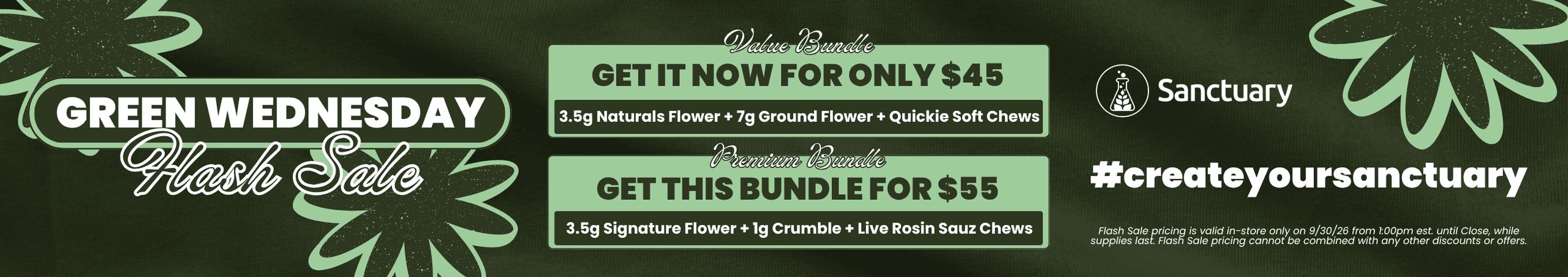 Green Wednesday Flash Sale Bundles - Cannabis deal image