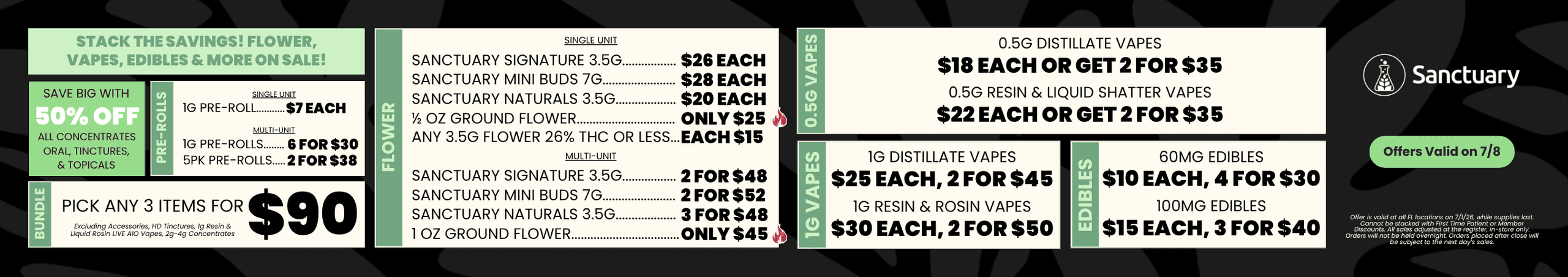 Save Big: 50% Off Concentrates & Flower Deals