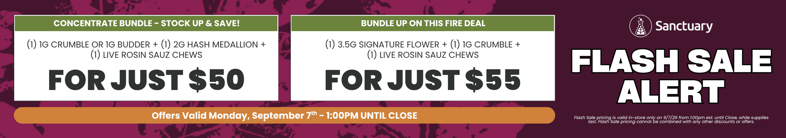Concentrate & Flower Bundles On Sale