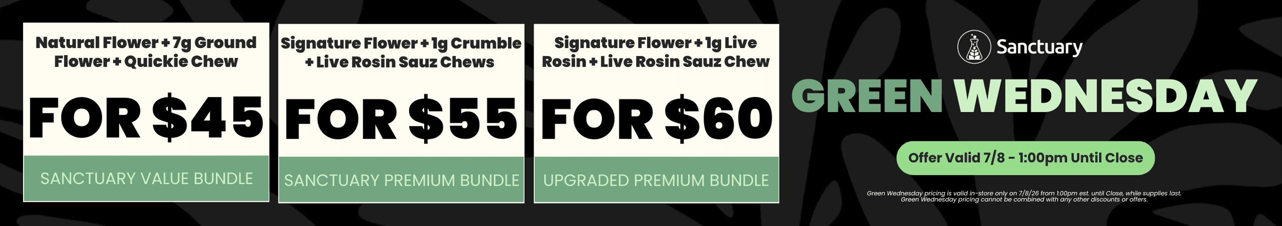 Green Wednesday Bundles & Pricing