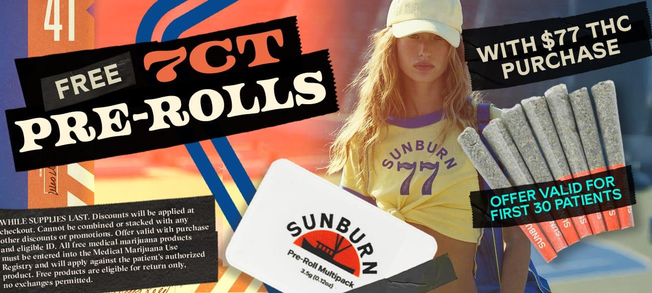 Free Pre-Rolls with Purchase & Limited Offer