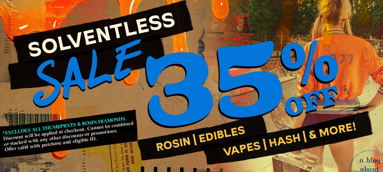 35% Off Select Products & Categories - Cannabis deal image