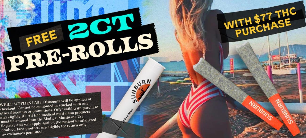 Free Pre-Rolls with THC Purchase - Cannabis deal image