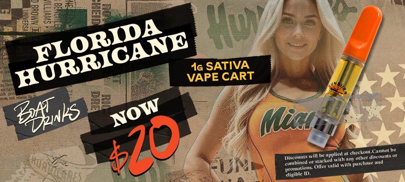 Florida Hurricane Vape Cart Deal - Cannabis deal image