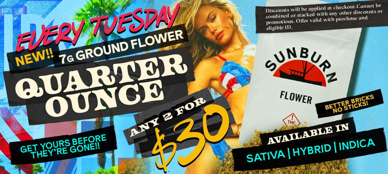 Every Tuesday Deals & 2 for $30