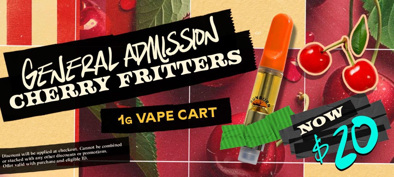 1g Vape Cart Now $20 - Cannabis deal image