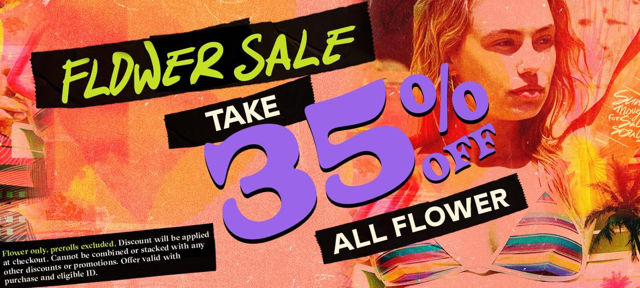 35% Off All Flower Sale - Cannabis deal image