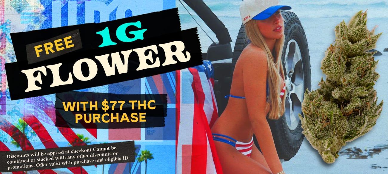 Free Flower With Purchase - Cannabis deal image