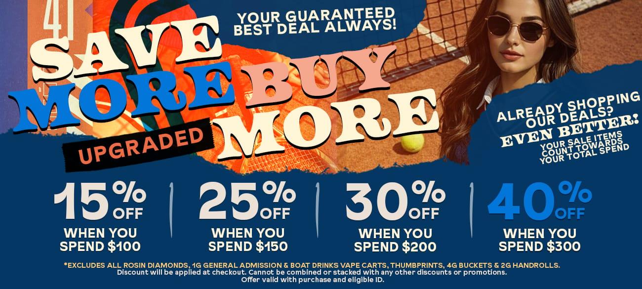 Tiered Spend Discounts: Save Up To 40%
