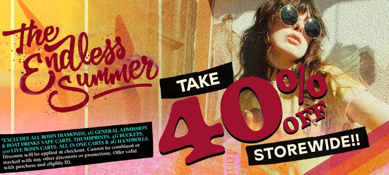 Take 40% Off Storewide - Exclusions Apply