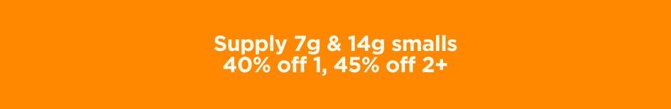 Supply Smalls: 40% Off 1, 45% Off 2+ - Cannabis deal image