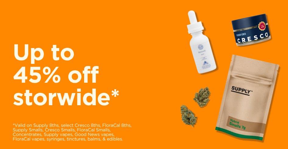 Up to 45% Off Storewide Deals
