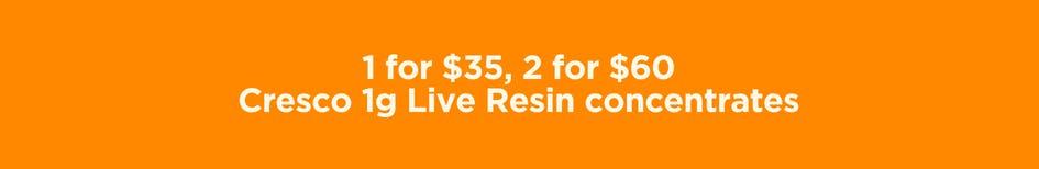 Cresco Live Resin Concentrate Deal - Cannabis deal image