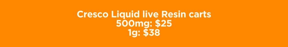 Cresco Carts: 500mg for $25 - Cannabis deal image