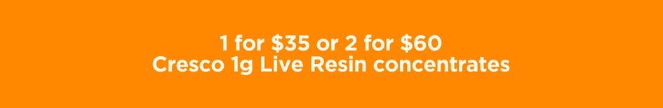 Cresco Live Resin Concentrate Deal