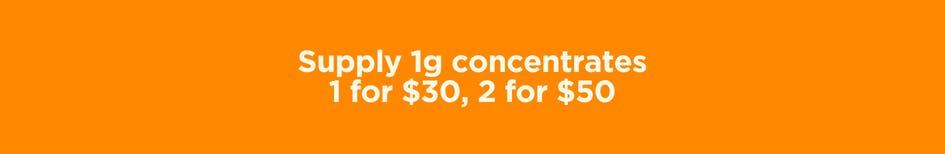 Concentrates Deals: 1 for $30, 2 for $50 - Cannabis deal image