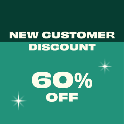 New Customer 60% Off Discount