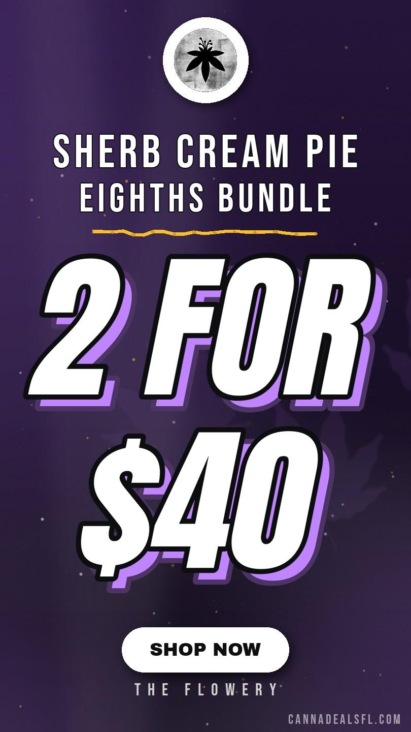 2 for $40 Sherb Cream Pie Eighths Bundle