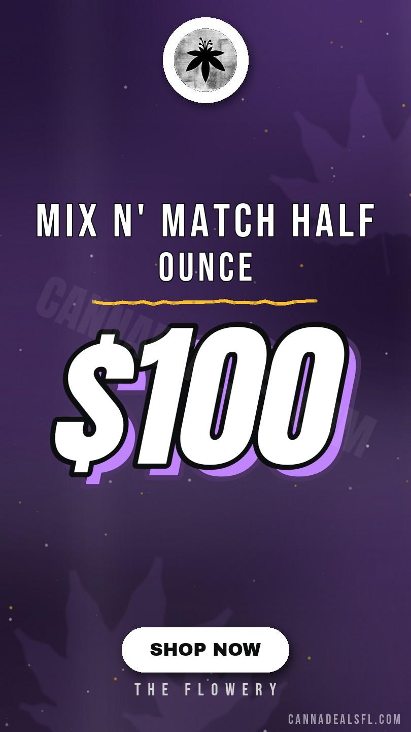 $100 Mix n' Match Half Ounce - Cannabis deal image