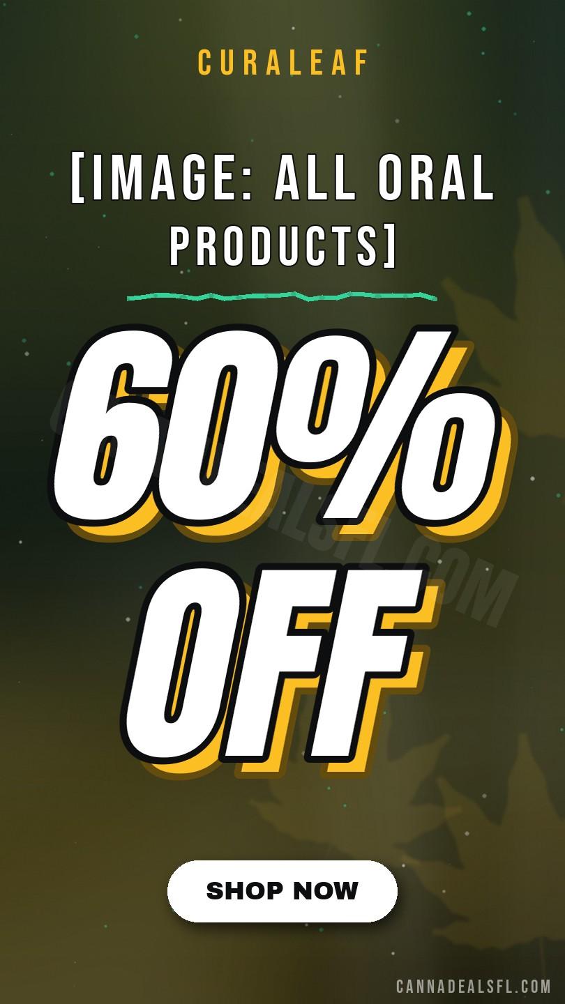 [Image: 60% Off All Oral Products]