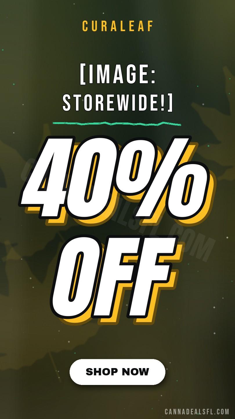 [Image: 40% Off Storewide!]