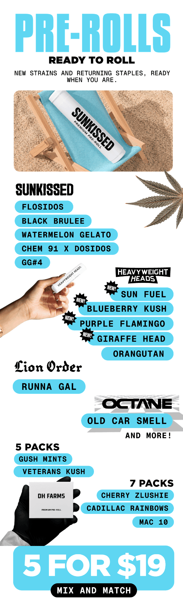 Mix and Match Pre-Roll Deals
