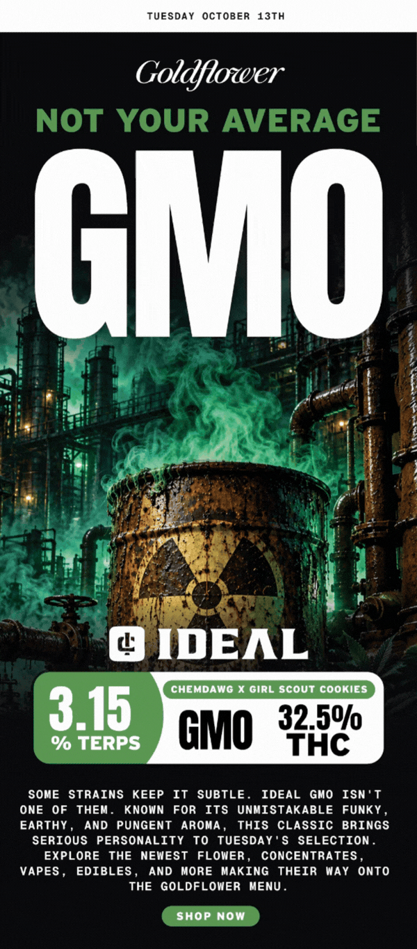 Featured: Ideal GMO Flower & More