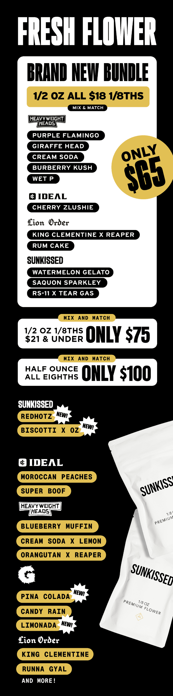 Fresh Flower Bundles and Deals - Cannabis deal image