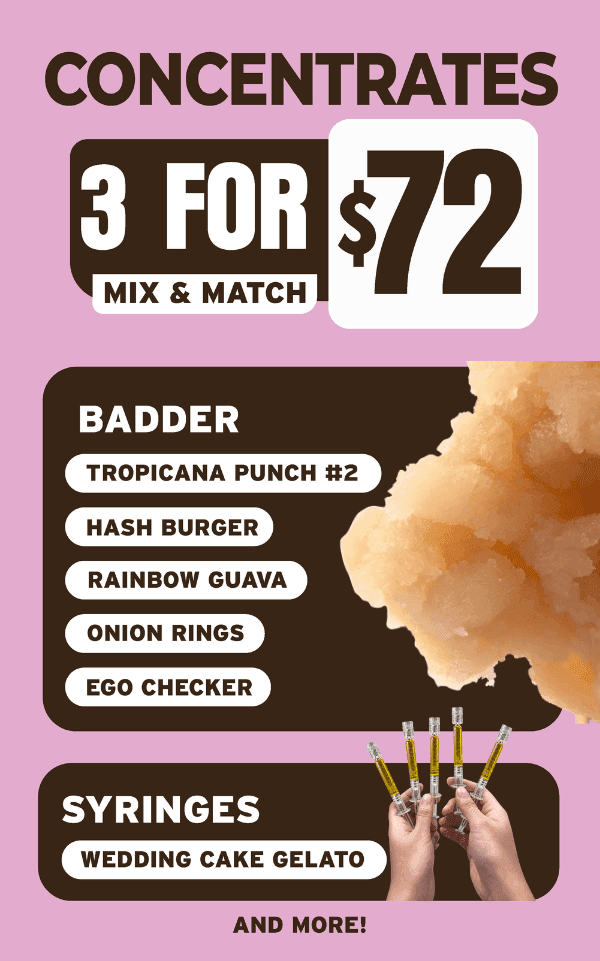 Mix & Match Concentrates Deal