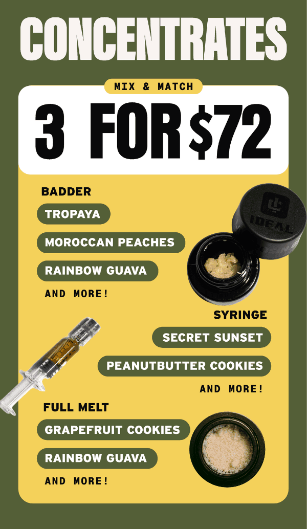 Mix & Match Concentrates 3 for $72