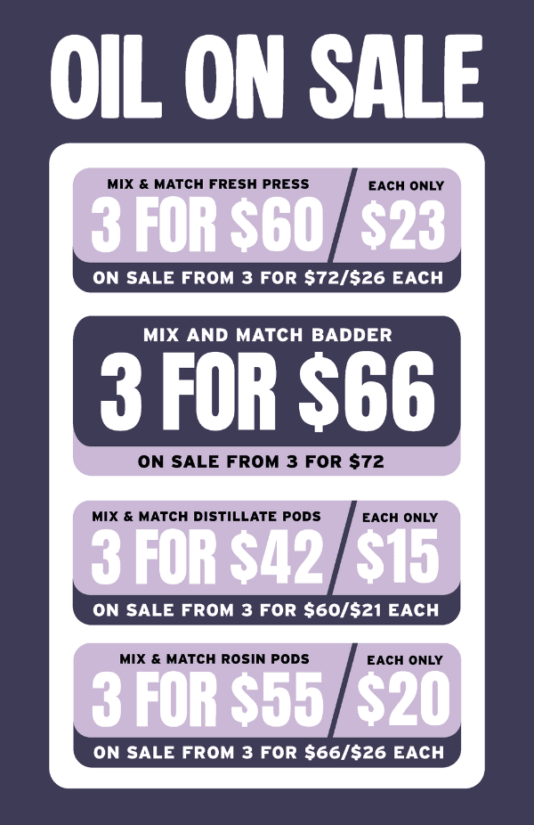 Oil On Sale: Mix & Match Concentrate Deals