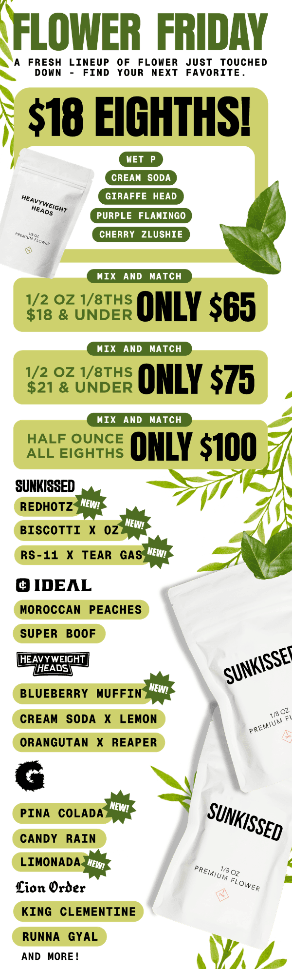 Flower Friday Deals: Mix and Match Flower Specials - Cannabis deal image