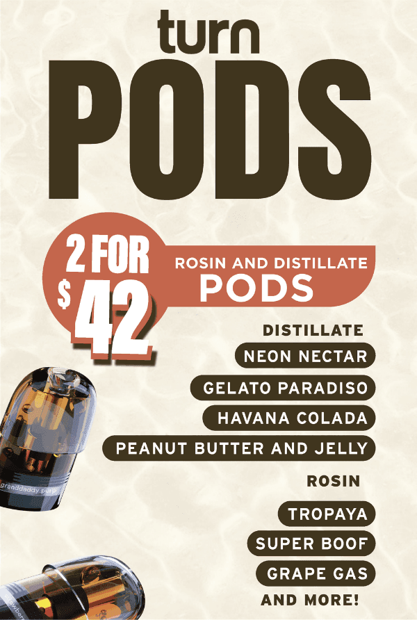 2 For $42 Pods - Rosin & Distillate - Cannabis deal image