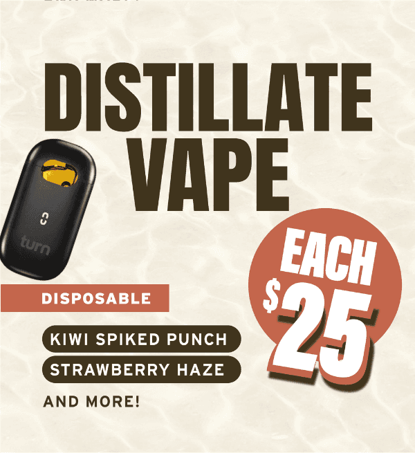 Distillate Vapes Each $25