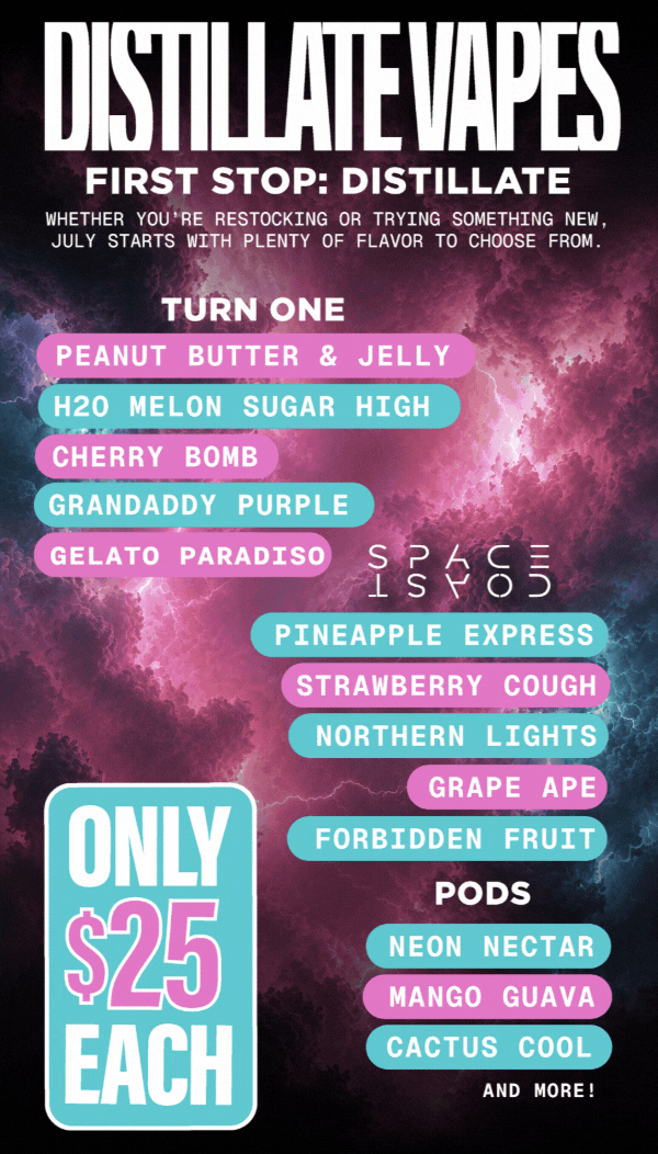 Distillate Vapes: Only $25 Each!