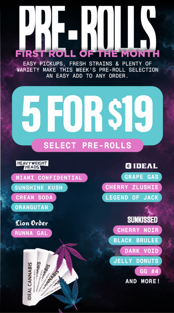 Select Pre-Rolls Deal of the Month - Cannabis deal image