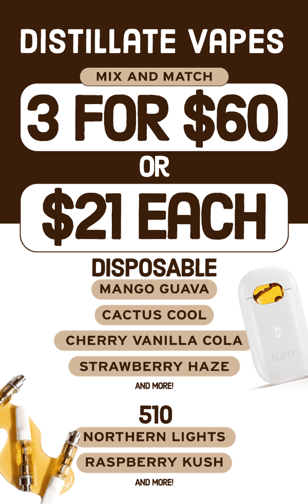 Distillate Vapes Mix and Match Deals
