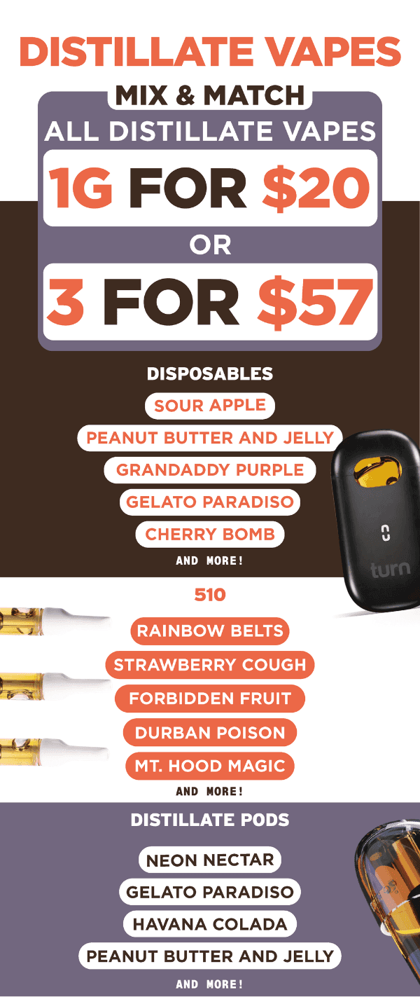 Distillate Vapes Mix & Match Deals