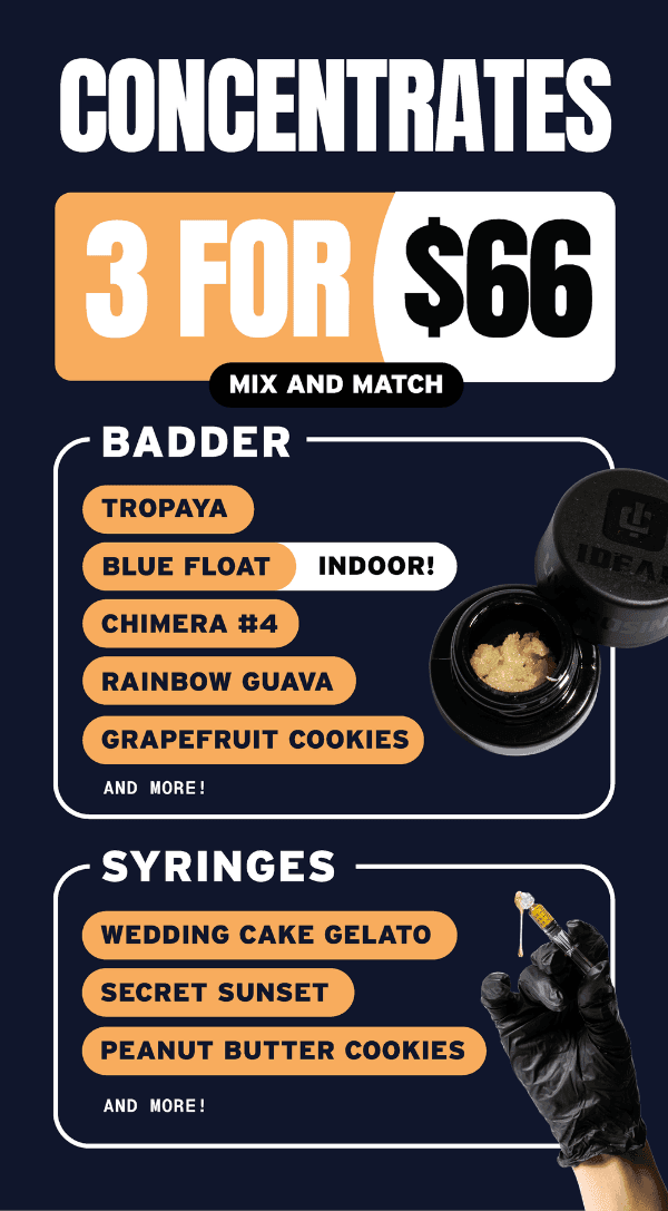 3 for $66 Mix and Match Concentrates