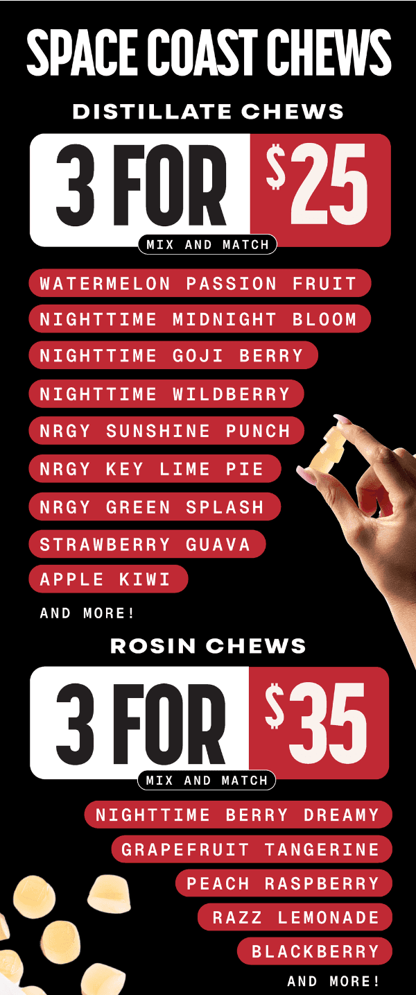 Distillate & Rosin Chews Deals - Cannabis deal image