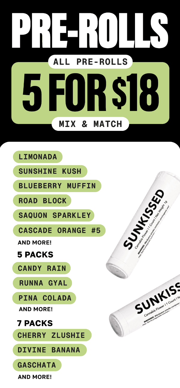 Pre-Roll Deals: Mix & Match!