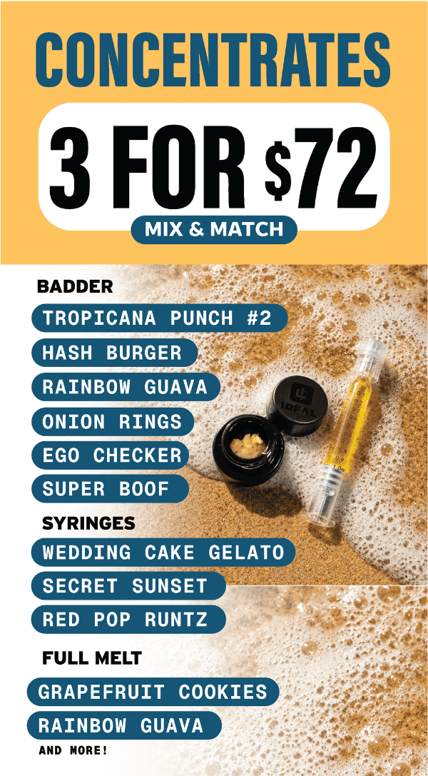Concentrates 3 for $72 Mix & Match